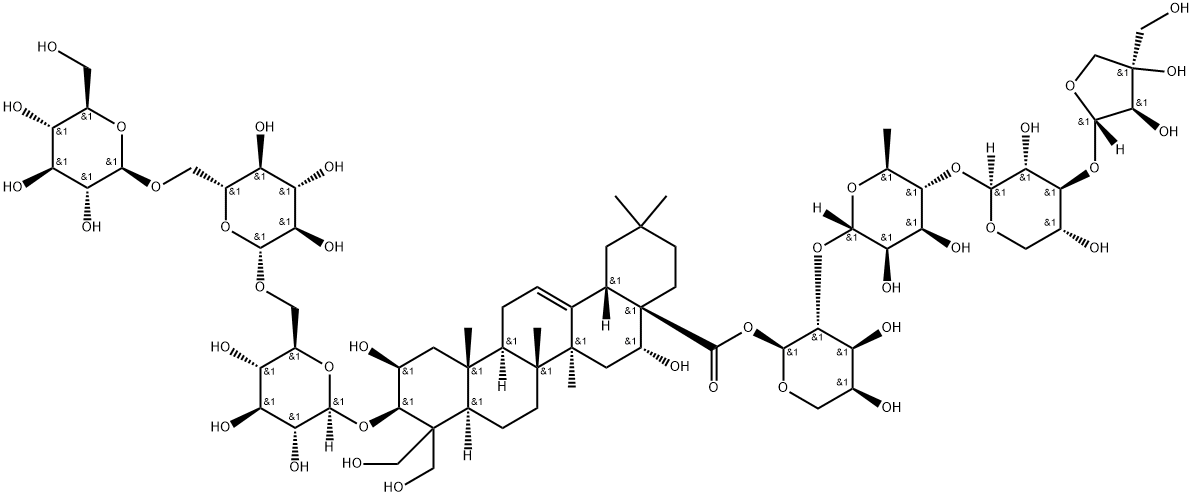 桔梗皂苷E 结构式
