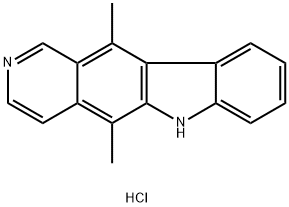 玫瑰树碱盐酸盐, 5081-48-1, 结构式