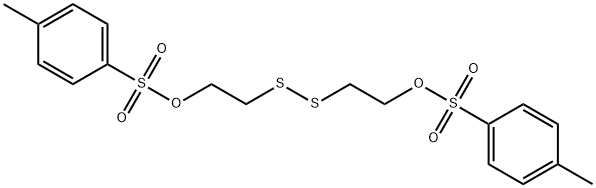 双-甲苯磺酸-(2-羟乙基二硫化物) 结构式