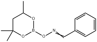 BENZALDEHDE-0-(4,4,6-TRIMETHYL-[1,3,2]-DIOXABORINAN-2-YL)-OXIME 结构式