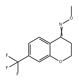4H-1-Benzopyran-4-one, 2,3-dihydro-7-(trifluoromethyl)-, O-methyloxime