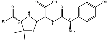 AMOXICILLIN TRIHYDRATE IMP. D (EP) AS SODIUM SALT:(4S)-2-[[[(2R)-2-AMINO-2-(4-HYDROXYPHENYL)ACETYL]AMINO]-CARBOXYMETHYL]-5,5-DIMETHYLTHIAZOLIDINE-4-CARBOXYLIC ACID SODIUM SALT (PENICILLOICACIDS OF AMO Struktur