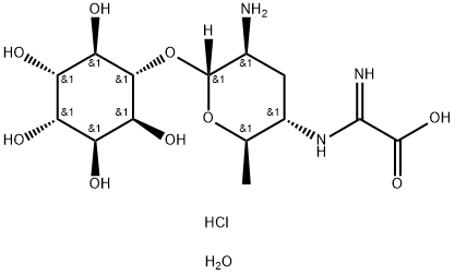 Kasugamycin (hydrochloride hydrate) Structure