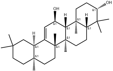 齐墩果-12-烯-3,11-二醇, 5282-14-4, 结构式