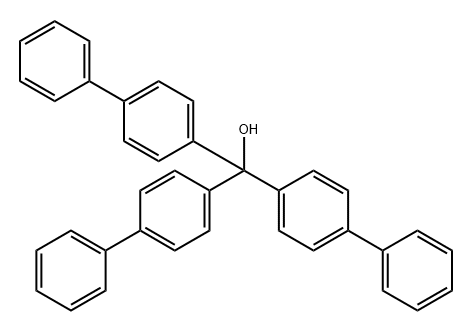 TRIS-BIPHENYL-4-YL-METHANOL 结构式