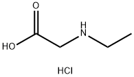 2-(乙胺基)乙酸盐酸, 542-53-0, 结构式