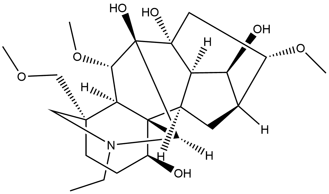 飛燕草鹼, 545-56-2, 结构式