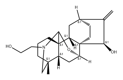 翠雀花鹼, 545-61-9, 结构式