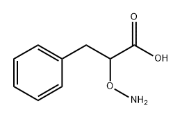 α-(Aminooxy)benzenepropionic acid 结构式