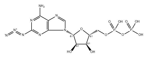 2-azidoadenosine 3',5'-diphosphate 结构式