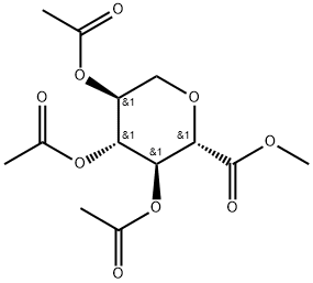 L-Gulonic acid, 2,6-anhydro-, methyl ester, triacetate 结构式