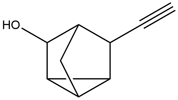 Tricyclo[2.2.1.02,6]heptan-3-ol, 5-ethynyl-, stereoisomer (9CI) 结构式