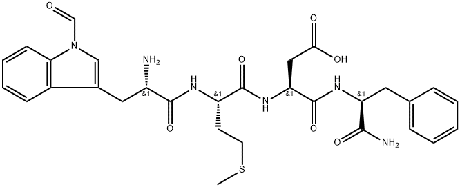 N(alpha)-formyltetragastrin 结构式