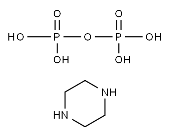 焦磷酸哌嗪 结构式