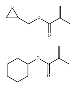 Cyclohexyl 2-methyl-2-propenoate polymer with oxiranylmethyl 2-methyl-2-propenoate Structure