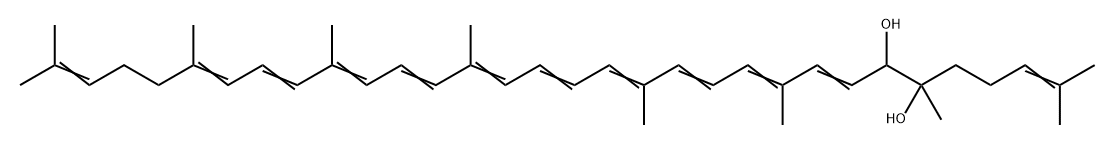 5,6-dihydro-5,6-dihydroxy-y,y-Carotene 结构式