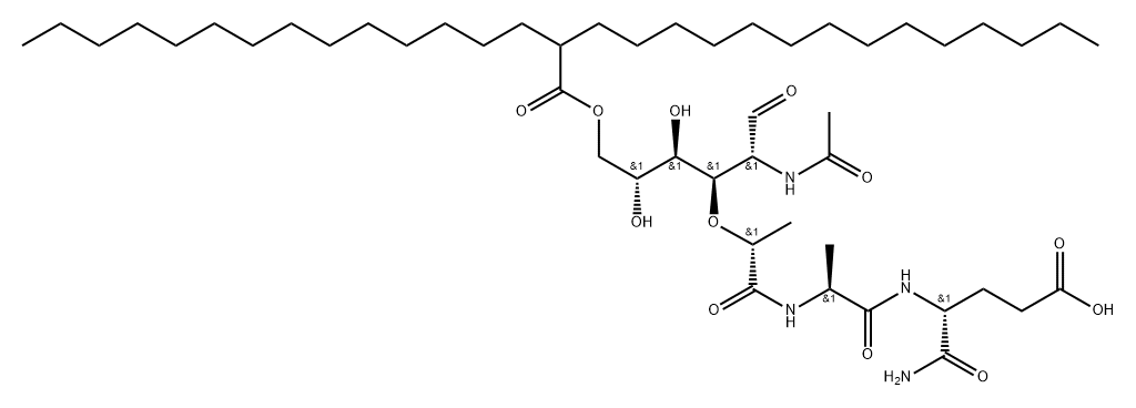 B 30-muramyl dipeptide 结构式