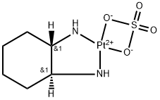 azanide, cyclohexanamine, platinum(+4) cation, trisulfate Structure