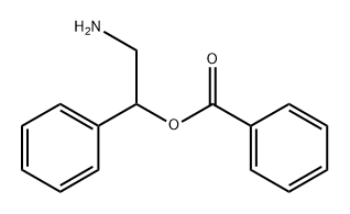 2-氨基-1-苯基乙基苯甲酸酯, 67031-54-3, 结构式