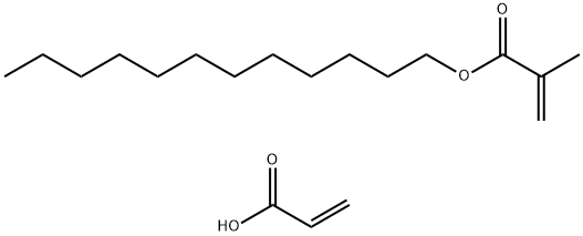 2-Propenoic acid, 2-methyl-, dodecyl ester, polymer with 2-propenoic acid, sodium salt 结构式