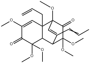 异细辛酮A, 67451-73-4, 结构式