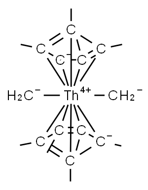 carbanide, 1,2,3,4,5-pentamethylcyclopentane, thorium Structure