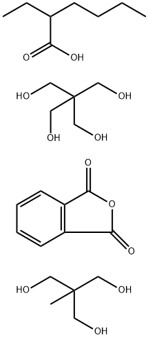 2-Ethylhexoic acid, trimethanolethane, pentaerythritol, phthalic anhyd ride polymer 结构式