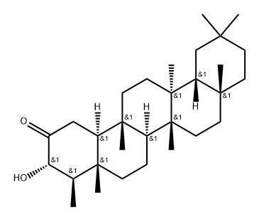 HYDROXYFRIEDELAN-2-ONE, 3-A-(RG) Structure