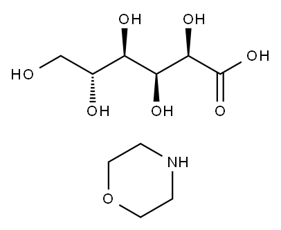 D-Gluconic acid·morpholine 结构式