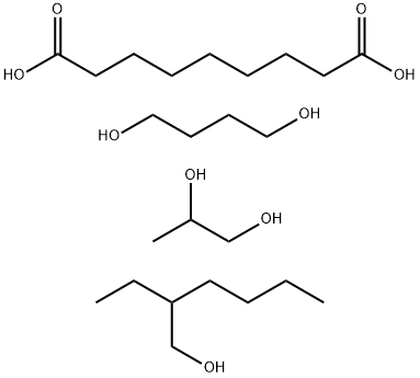 Nonanedioic acid, polymer with 1,4-butanediol and 1,2-propanediol, 2-ethylhexyl ester Structure