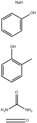 o-cresol, sulfonated/ urea-formaldehyde-phenol polymer, Na Structure