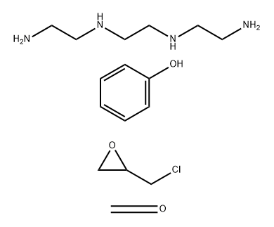 Formaldehyde, polymer with N,N'-bis (2-aminoethyl)-1,2-ethanediamine, (chloromethyl) oxirane and phenol Structure