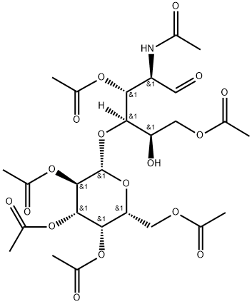 per-O-acetyl-N-acetyllactosamine 结构式