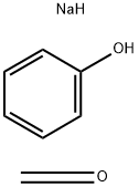 苯酚和甲醛的聚合物的磺酸甲基化钠盐 结构式