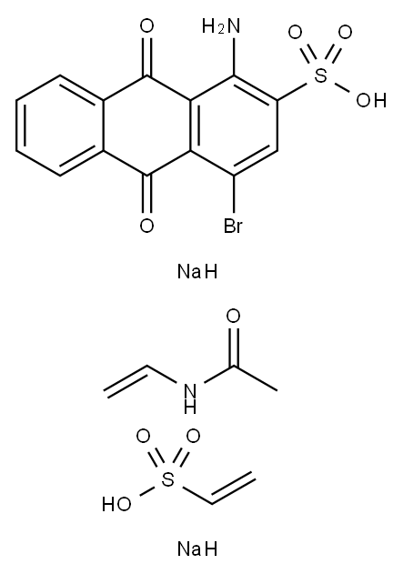 POLYMERIC DYE POLY B-411) Structure