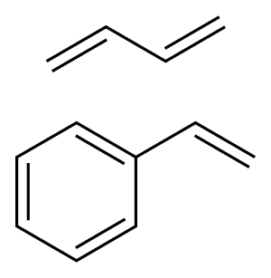 Benzene, ethenyl-, polymer with 1,3-butadiene, chlorinated 结构式
