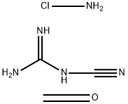 氰基胍与甲醛和改性氯化铵的聚合物, 68609-47-2, 结构式