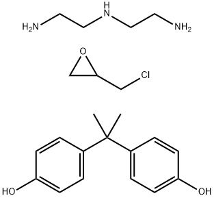 Phenol, 4,4-(1-methylethylidene)bis-, polymer with (chloromethyl)oxirane, diethylenetriamine-terminated|4,4'-(1-甲基亚乙基)双苯酚和氯甲基环氧乙烷的二亚乙基三胺封端的聚合物