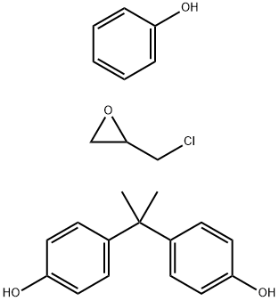 Phenol, 4,4-(1-methylethylidene)bis-, polymer with (chloromethyl)oxirane, reaction products with phenol Structure