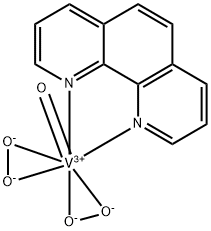 bisperoxo(1,10-phenanthroline)oxovanadate(1-) Structure
