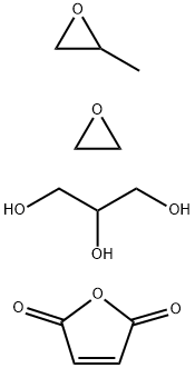 2,5-Furandione, polymer with methyloxirane polymer with oxirane ether with 1,2,3-propanetriol (3:1) 结构式
