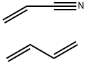 2-丙烯腈与1,3-丁二烯的3-羧基-1-氰基-(1-甲基-丙基)封端的聚合物, 68891-46-3, 结构式