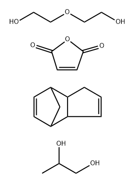 1,2-丙二醇与顺式丁烯二酸酐, 68928-71-2, 结构式