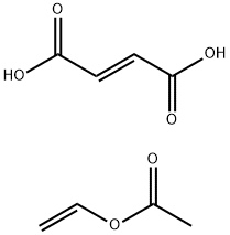 (E)-2-丁烯二酸二-C8-18-烷酯与乙酸乙烯酯的聚合物, 68954-12-1, 结构式