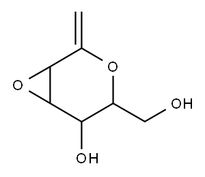 2,6-3,4-dianhydro-1-deoxyhept-1-enitol Structure