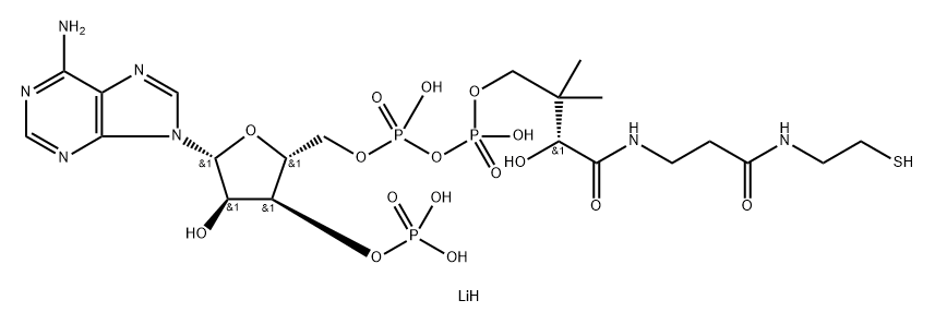 Coenzyme A, lithium salt 结构式