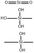 聚二甲基硅氧烷醇/甲基硅烷醇/硅酸酯交联聚合物 结构式