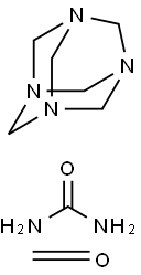 Urea, polymer with formaldehyde and 1,3,5,7-tetraazatricyclo3.3.1.13,7decane, butylated 结构式