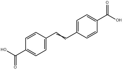 4,4'-スチルベンジカルボン酸 化学構造式