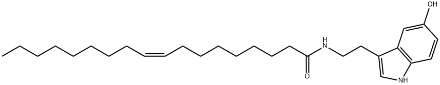 Oleoyl Serotonin, 1002100-44-8, 结构式